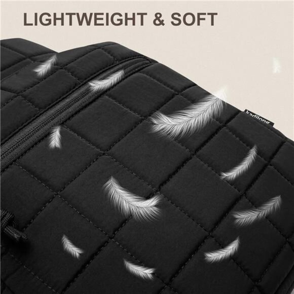 Laptop Backpack Quilted for School Black main image 7